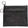 Black Mesh Zipper Storage Bags Cosmetic Makeup Pouch Travel Organizer Nylon Mesh Bag