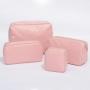 Women Colorful Travel Nylon Makeup Pouch S M L XL Zipper Bag Organizer Waterproof Customized Toiletry Cosmetic Bags