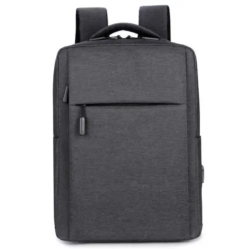 17-Inch Business Gift Backpack Waterproof Large Capacity Laptop Bag with USB Unisex Zipper Closure Custom Logo Wholesale