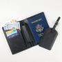 DC001 OEM Custom Logo High Quality Passport Wallet PU Travel Credit Card New Fashion Passport Holder Wallet