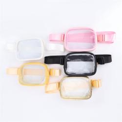 Wholesale Custom Durable Waterproof Small Kids Waist Pack Bags Clear Bum Bag Women Zipper Closure Fanny Pack Crossbody