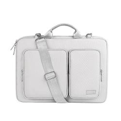 HR739 Laptop Handbag Large Front Pocket Storage Accessories Polyester Protective Briefcase Lint Business Office Document Bag