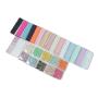 RTS 16 Color Stock Available Custom PVC Cosmetic Bag Waterproof Zipper Closure Clear Makeup Bags Transparent Clear Pouch