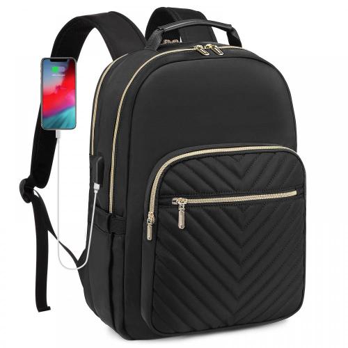 Wholesale Custom Casual Multi-layer Quilted Daypack Outdoor Travel Schoolbag Women's Commute Knapsack Backpack