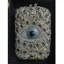 New Eye diamond evening bag banquet dress crystal bag hollow metal rhinestones purse vertical women's clutch bag