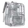 ZR896 Transparent Backpack PVC Universal Fashion Waterproof Student Laptop Bag High Quality Schoolbag Clear Backpack Travel
