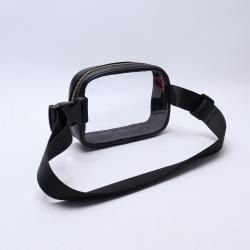 Factory price wholesale  custom logo OEM/ODM crossbody pvc transparent bag for girls and womens