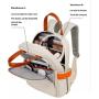 ZWY227 New Unisex Lightweight Laptop Backpack Oxford Wearable Multi-Pocket Shoulder Bag Business Work Travel Student Schoolbag