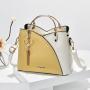 2023 New Fashion Handbag Korean Color Contrast High Capacity Fashion One Shoulder Stitch Buckle Crossbody Bag