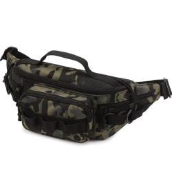 ZR748 New Outdoor Waist Bag Sport Men Shoulder Crossbody Bag Fishing Riding Waistpack Oxford Waterproof Chest Phone Bag Travel