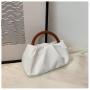 2022 Summer Newest Ladies Handbags Women Bag Softface Pleat Fashion Design Ladies Women Shoulder Crossbody Bags Pu Leather