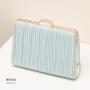 New Arrival ladies party wrinkle clutch bag purses polyester fabric women's dress clutch bag evening bags dinner clutch handbags