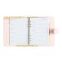 Ring Binder Daily Planner PU leather Women's Daily Schedule Planner Printing