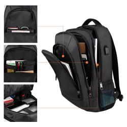 LXA012 New Fashion 2023 Business Leisure Computer Backpack Shoulder Backpack Usb Charging Travel Student Laptop Bag
