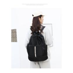 ZF266 Unisex Oxford Sports Fitness Athletic Bags Drawstring Sports Backpack Basketball Gift Bag String Bags With Zipper Pocket