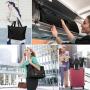 Gelory Large Capacity Travel Polyester Duffel Bag Lightweight Waterproof Dry And Wet Separation Foldable Storage Bag For Travel