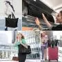 Gelory Large Capacity Travel Polyester Duffel Bag Lightweight Waterproof Dry And Wet Separation Foldable Storage Bag For Travel