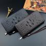 2021 New Alligator-print wallet Men's Long Zippered mobile phone bag Clutch Business card holder wallets for man