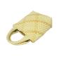 2024 Custom Weave Leather Bucket Bag Handbag For Women Luxury With Clutch Purse