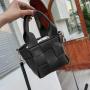 Braided Bucket Crossbody Leather Handbag Women Pure Color Fashionable Daily Use Customizable PU Leather Handmade Manufacturer