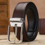 Wholesale designer men pin buckle leather belt business men fashion leather belt