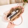 Gelory Wholesale Ladies Handbags 2Pcs Set Fashion Casual PU Leather Purses And Shoulder Handbags For Women