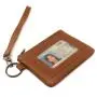 Handmade quality leather cards holder leather coin pouch leather card wallet zipper small wallet