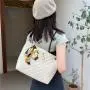 Big Capacity Designs Silk Scarf Lattice Bow Knot Diamond Chain Women's One Shoulder Tote Bag Luxury Ladies Purses and Handbags