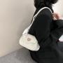 2023 New Ins Versatile One Shoulder Underarm Bag Fashionable Cross Body Small Square Bag Love Magnetic Button Small Square Bag