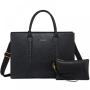 LOVEVOOK Women's Large Vintage Business computer Briefcase OEM Leather Office Work Bag 15.6 inch Laptop Tote Hand bags for Women