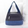 Women's Fashion Multi-Purpose Canvas Handbag Large Capacity Lunch Box & Small Cloth Carrying Bag for Mommy Use