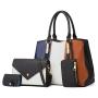 2024 New Multi piece Set Mother Bag Fashion Contrast Color Single Shoulder Handbag