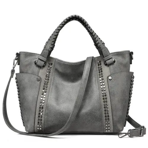 REALER high quality fashion style designer handbags Female Waterproof Tote Bag lady patchwork leather Bag Women Handbags