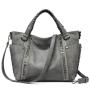 REALER high quality fashion style designer handbags Female Waterproof Tote Bag lady patchwork leather Bag Women Handbags