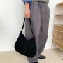 New design Retro PU leather shoulder bag for women Simple plain wholesale handbags ladies fashion Bucket bag