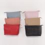 Custom PU Cosmetic Bag Zipper Pouch Makeup Sanitary Bags Personalized Logo Design Print Grocery Storage Clutch Make Up Bag