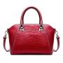 OEM women tote bags crocodile leather  women handbag  fashion handbags for ladies factory  wholesale