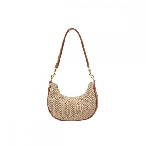 Design Purses and Handbags for Women PU Hobo Shoulder Handbag Tote Purse Moon Bag 2024 Summer Trendy Women Ladies Girls,women