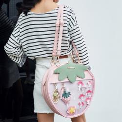 Japanese Style Ita Bag PVC Clear window bag Backpack Shoulder Crossbody Bags