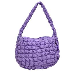 2024 Custom Quilted Embroidery Shoulder Hobo Bag For Women Bubble Design