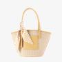 Susen Chrisbella 2022 summer new women's embossed handbag texture niche art Tote Bag bow women's Branded handbags for women bags
