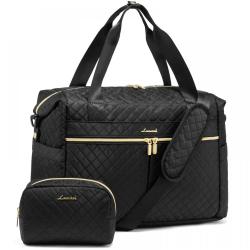 LOVEVOOK 2022 new geometric Weekender Overnight Bag with Laptop Compartment, carry on bags yoga gym women Travel Duffle Bags