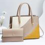 Two Pieces Of The Mother's Handbags For Ladies Girls Pure Color handbags Fashion Luxury PU Leather Purses Ry720094