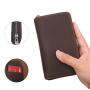Wholesale Custom Pen Pouch Leather Zipper Pen Bag Leather Pen Case For School Stationery Bag Purse Clutch Bag