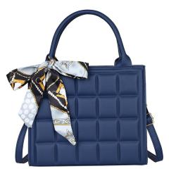 ZR263 Retro Texture Women's Bag Autumn New Fashion Crossbody Simple Fashionable Silk Scarf Handheld Shoulder Bag