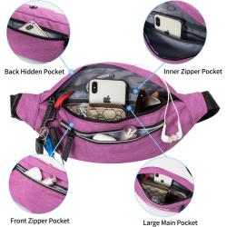 Gelory Running Belt Fanny Pack Mobile Cell Phone Pouch Sports Travel Crossbody Waist Bag For Men Women