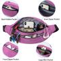 Gelory Running Belt Fanny Pack Mobile Cell Phone Pouch Sports Travel Crossbody Waist Bag For Men Women