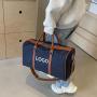 Personalized Logo Weekender Trip Travel Duffel Bag Large Capacity Crossbody Overnight Bag for Women