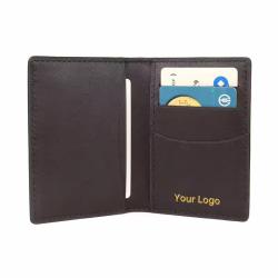 Luxury New Designer Custom Genuine Ostrich Skin Bifold Card Holder Man Women Mini Card Package Business Small Card Wallet
