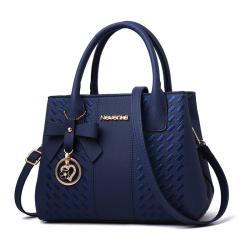 ZR195 New PU Boston Women's Bag European and American Elegant Female Handheld One Shoulder Crossbody Bag Girl Handbag
